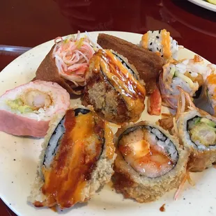 The best sushi around! All you can eat!!!