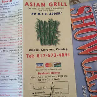 I couldn't find their menu online so decided to post here.