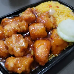Sweet and sour chicken