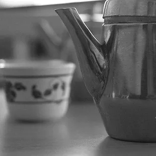 hot tea.  definitely.