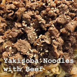 Yakisoba Noodles with beef