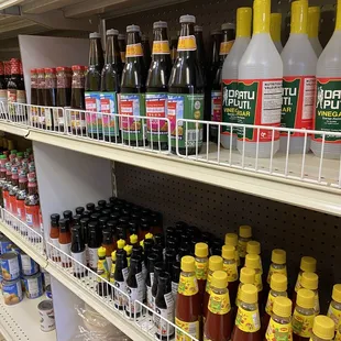 Selection of sauces