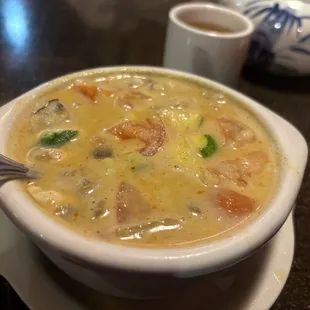 Tom kha shrimp