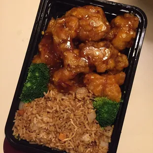 General tso's chicken for delivery- yum!