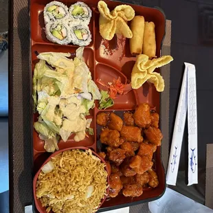 Orange Chicken Bento Box