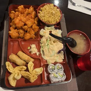 Orange Chicken Dinner Bento