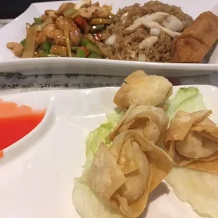 Fresh Cream Cheese Wontons-you MUST order these! They are served hot from the kitchen-don't burn yourself!