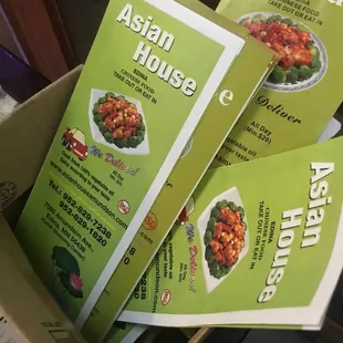 asian house menus in a box