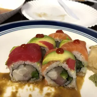 Inside view of under control roll