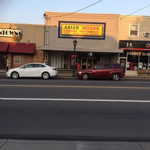 cars parked on the side of the road