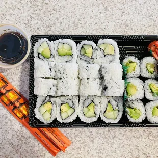 R11 &amp; R12. Avocado Cucumber Roll