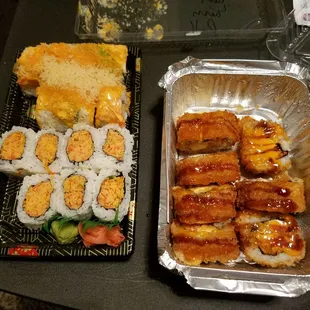 sushi, sushi and sashimi, sashimi, food