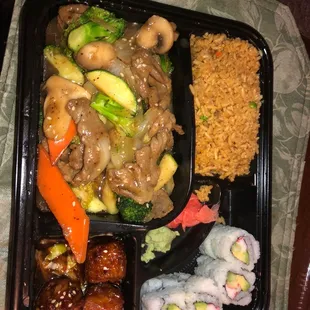 Hibachi bento box