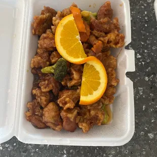 Orange chicken
