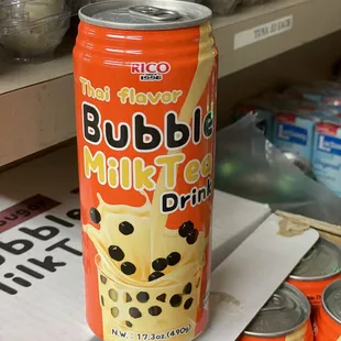 Canned Bubble Thai Tea Milk Tea