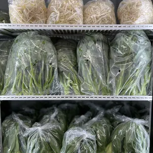 select vegetables available like beansprouts and chinese broccoli