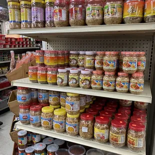 a variety of food items