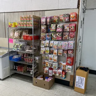 a variety of food items