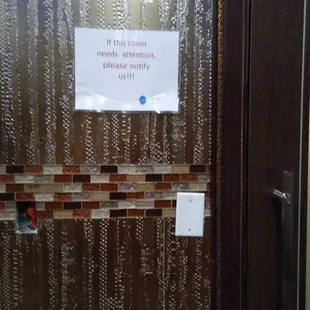 They want their restrooms clean!