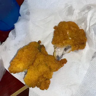 Something weird in my fish DONT EAT HERE !!!