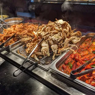 Seaafood at Asian King Buffet, Waxahachie