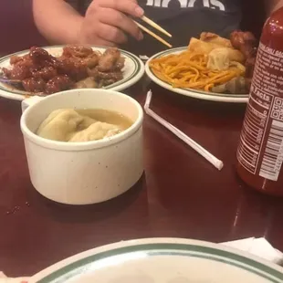 Beef Lo Mein A10 Dumplings Beef Mei Fun