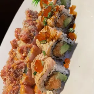 Crazy salmon roll