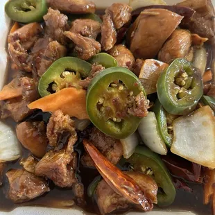 Hot pepper chicken