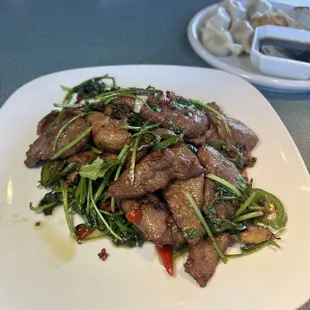 Stir Fried Yellow Beef