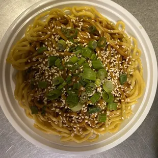 Sesame Cool Noodles (Peanut butter sauce)