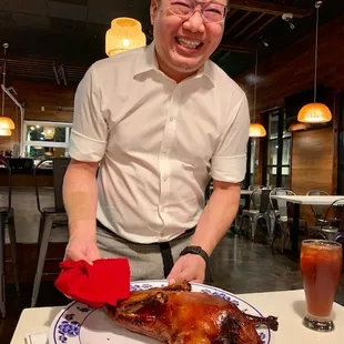 Ken's smiling service made this special meal even better.