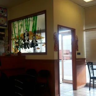 a woman sitting at a table