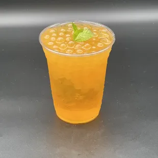 Passion Fruit Boba Tea