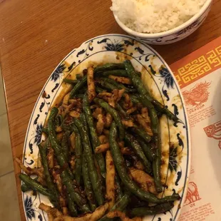 String Bean w/ Chicken Szechuan Sauce - Delicious!