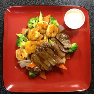 Hibachi Steak And Jumbo Shrimp