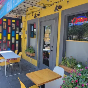 Outdoor seating