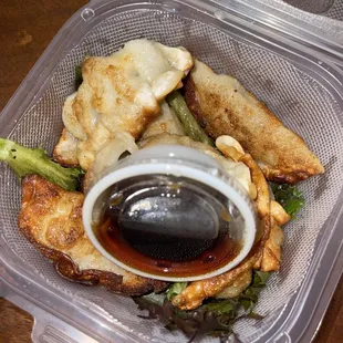 Delicious potstickers
