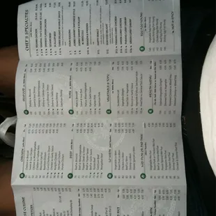 The Amazing Menu