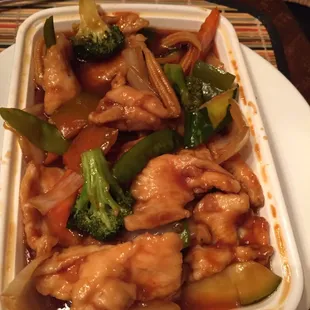 Chicken and broccoli