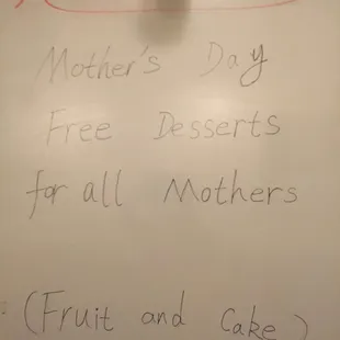 Mother's Day Special