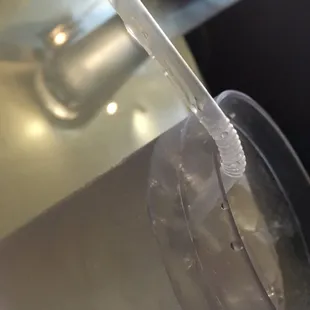 Bendy straw!