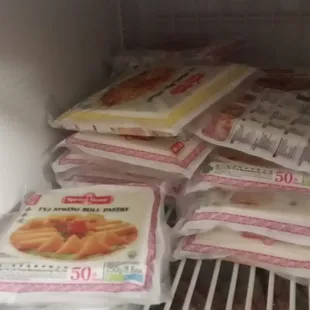 Love the frozen foods section meats, wrappers, etc.