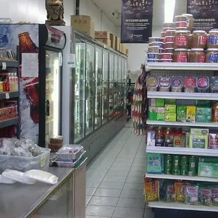 Inside at the register