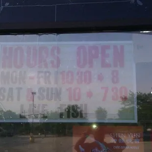 Because the main draw is always live fish