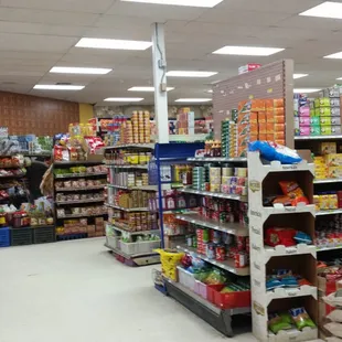 Colorful aisles