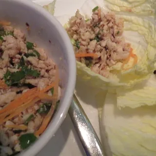 Traditional Thai Chicken Wrap* (Larb Kai)