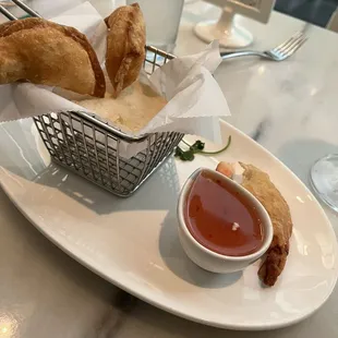 shrimp Rangoon, sorry, I ate two before taking the picture.