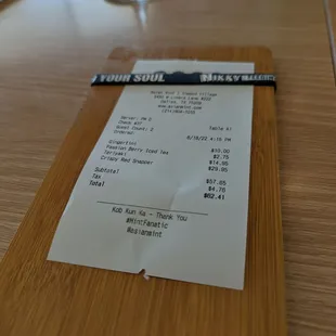 Lunch for two $60 plus tip