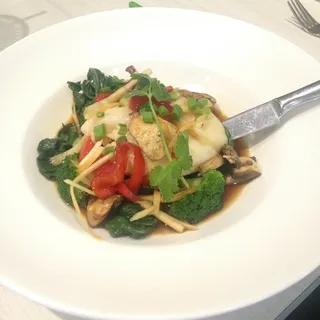 Steamed Sea Bass