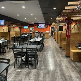 Inside of restaurant.